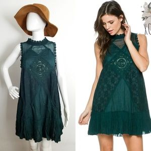 $118 NWT M Free People Jade Mini Dress